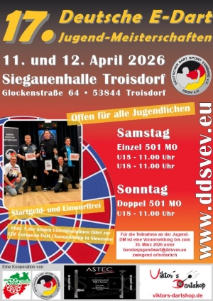 Bild "Deutsche Jugend E-Dart Meisterschaften 2026"