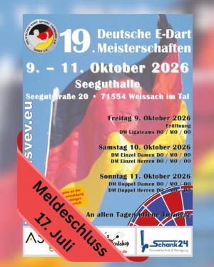 Bild "Deutsche E-Dart Meisterschaften 2026"